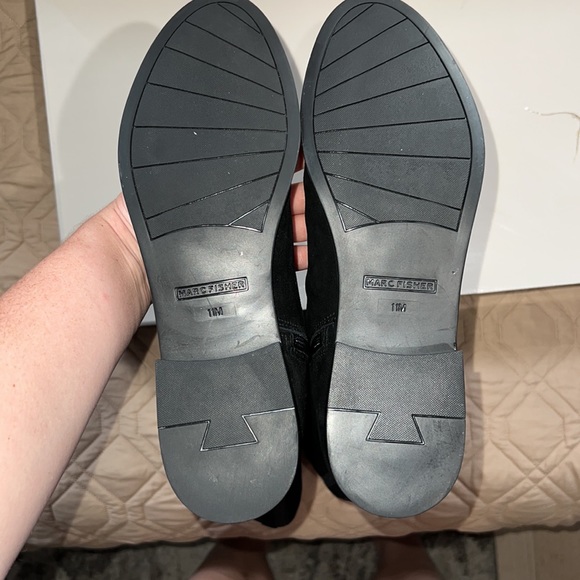 NWT Marc Fisher Black Suede Boots - Picture 9 of 10